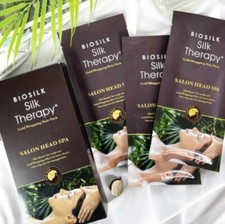 [BIOSILK] Silk Therapy SALON HEAD SPA HAIR PACK 12pcs / repair damaged hair 