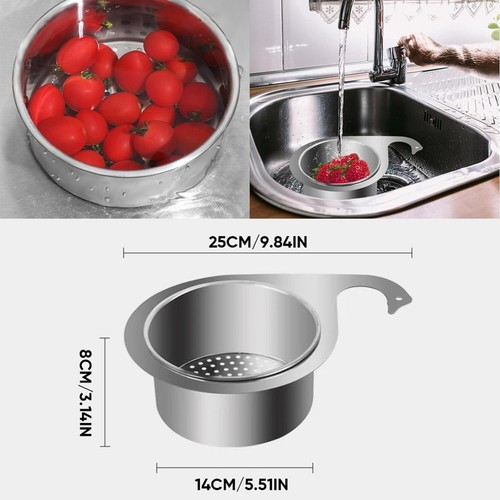 2025 New Js Swan Stainless Steel Drain Basket for Kitchen Sink - Picture 7 of 10