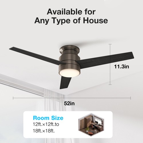 52inch (3-Blade) Ceiling Fan With Light and Remote Control - Picture 2 of 7