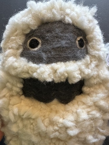 Pottery Barn Teen Adorably Cute and Cuddly Felted Yeti Pillow - Picture 3 of 10