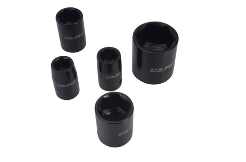 US Pro 14Piece Impact sockets, 1/2 10-32 mm Shallow Socket Set - Picture 3 of 5