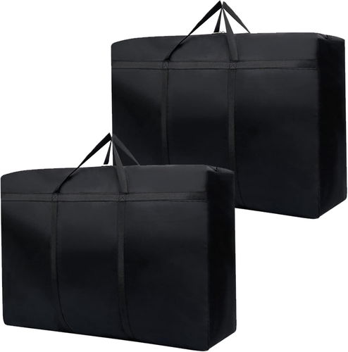 Moving Bags Heavy Duty Extra Large 120L, Waterproof Luggage Storage Bags with To