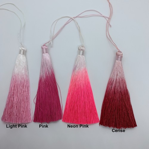 Tassels Ombre Stunning with Tie Strings 6" 12cm Drop DIFFERENT COLOURS x 2 - Picture 4 of 20