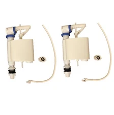 Lowboy Toilet Fill Valve for Short Toilet Tanks by NuFlush (2 Pack)