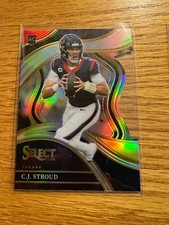 2023 Panini Select CJ Stroud #289 RC Club Level Silver Prizm  Texans HOT Die Cut