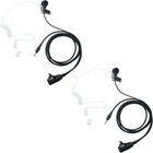 2pcs Earpiece Headset with Mic for Cobra Microtalk Cxt195 Px650 Px655 Cx112