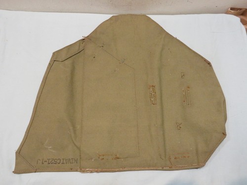 Borsa tela maschera antigas U servizio esercito USA vintage WW2 - Foto 3 di 4