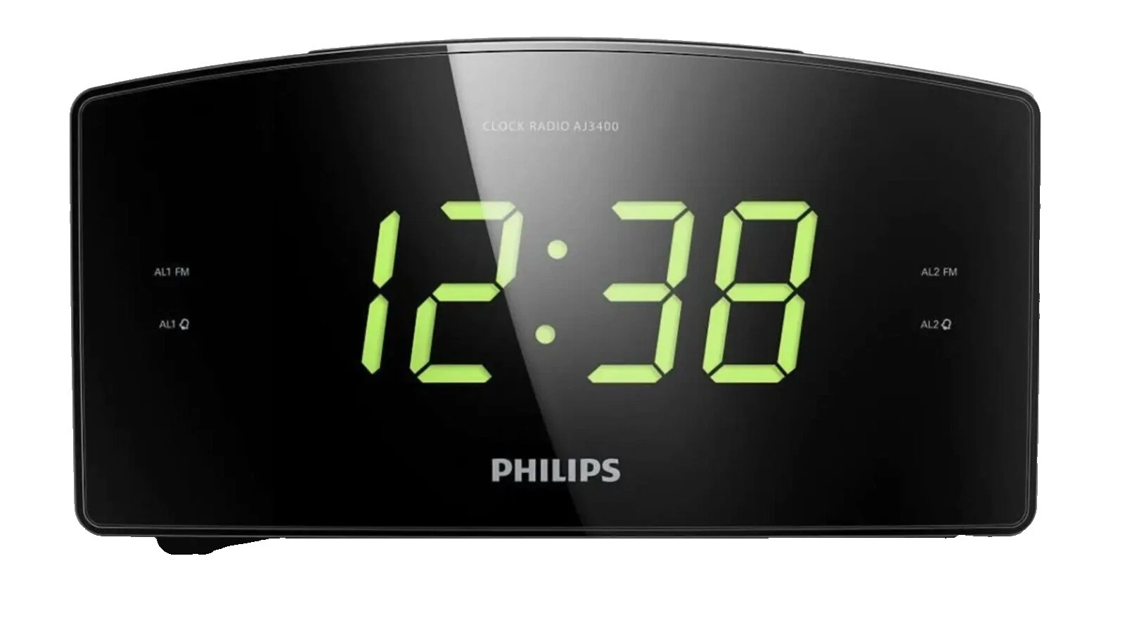 Reloj despertador Philips Radio AM/FM Radio de plástico y