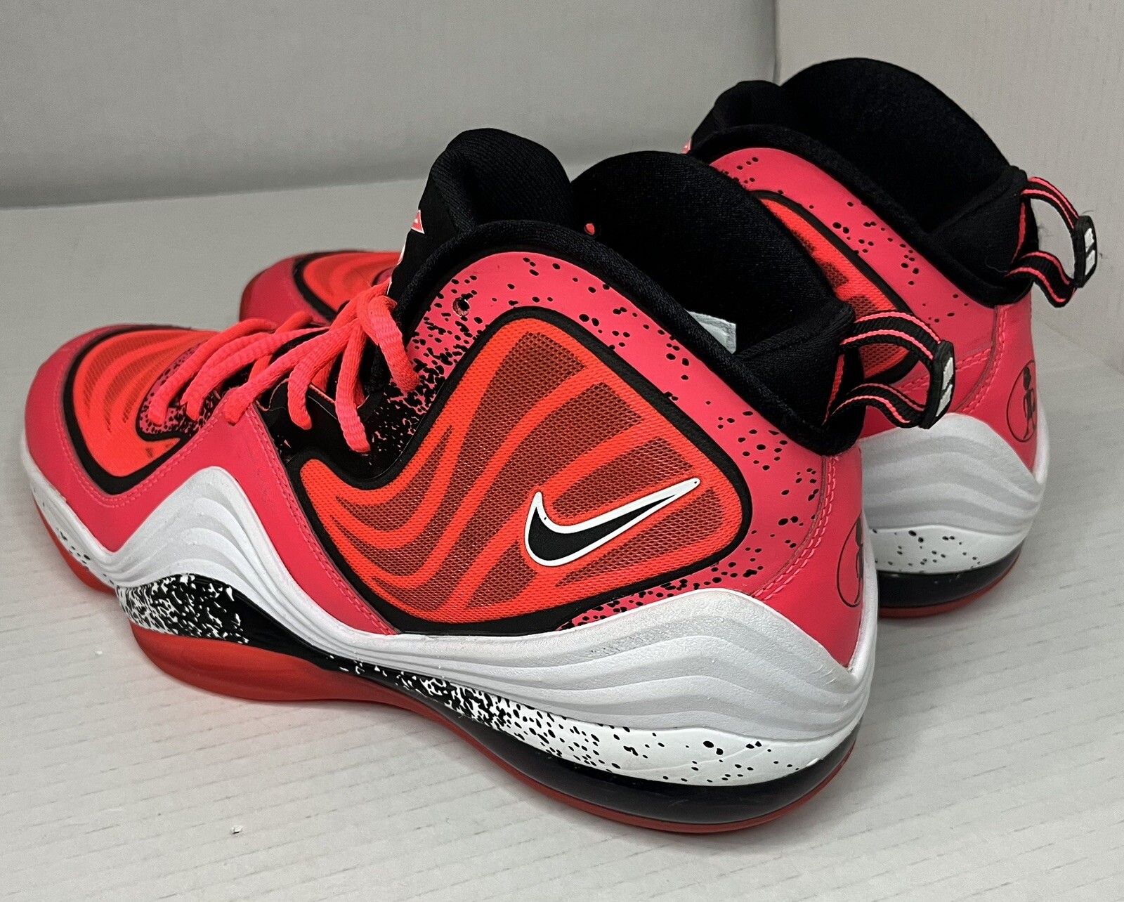 Nike Air Penny 5 V Lil Penny Atomic Red Size 8.5 … - image 7