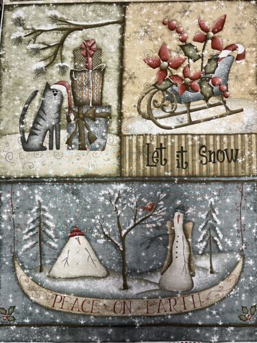 WinterBerry Lane Terri Degenkolb Whimsicals roter Hahn Panel, 1 Yard, Muster - Bild 5 von 13