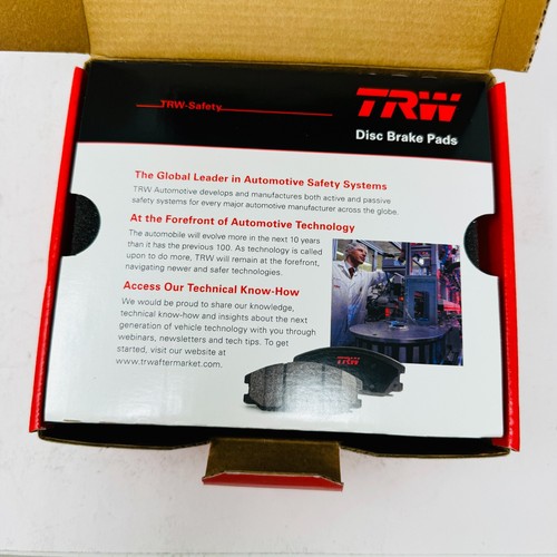 TRW TPC1095 Rear Disc Brake Pad Set fits Saab 9-3, Pontiac Solstice, Saturn Sky - Picture 3 of 9