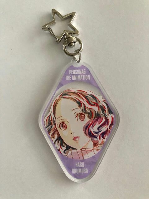 PERSONA5 the Animation GyuGyutto Acrylic Keychain Japan Haru Okumura