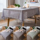 Crochet Tassel Tablecloth Dining Room Wedding Party Table Cloth Cover Home Decor