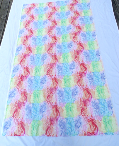 2 YD Timeless Treasures Regenblüte Chong-a Hwang #7943 Bright Rainbow Swirls - Bild 18 von 18