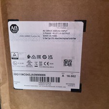 NEW AB 20G11NC043JA0NNNNN PowerFlex Air Cooled 755 AC Drive