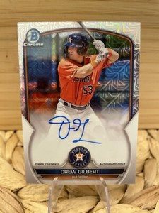 Drew Gilbert 2023 Bowman Chrome Mega Box Autographs #BMA-DGT Houston Astros/Mets