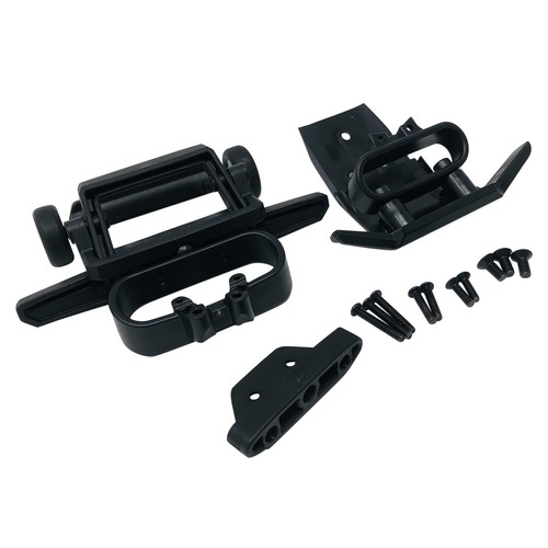 Traxxas Rustler 4x4 Front Bumper 6736 Rear Bumper 6737 Wheelie Bar 6776 New - Picture 11 of 12