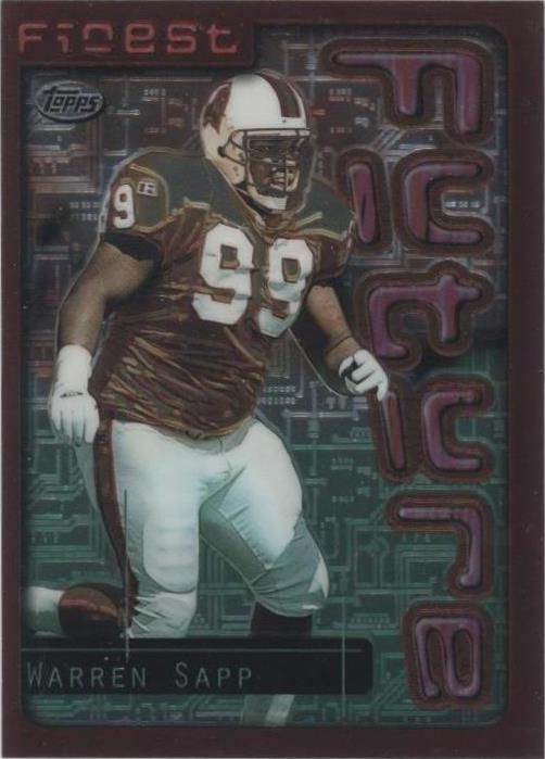 1996 Topps Finest Warren Sapp #94 - 1 of 2