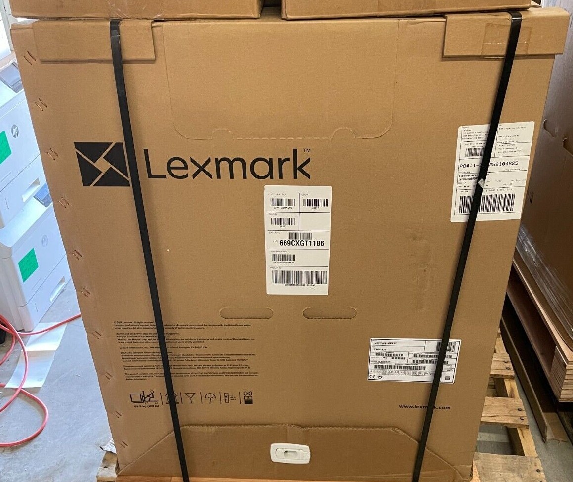 New (Open Box) Lexmark MX722 25B0002 Mono Multifunction All in One