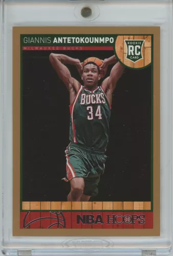 2013-14 Hoops Gold #275 Giannis Antetokounmpo Bucks RC