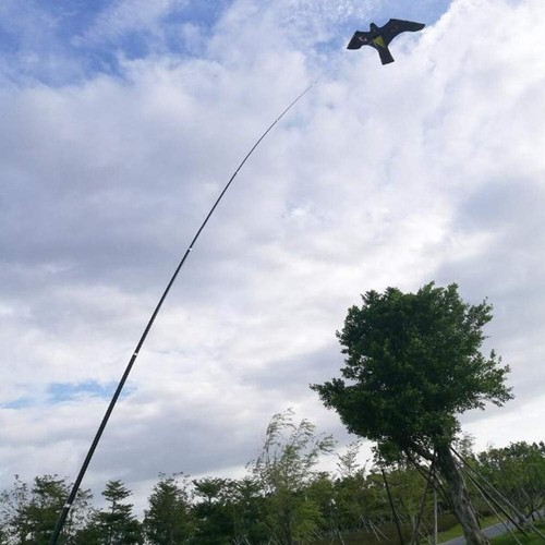 Yomyray Birds Scarer Hawk Flying Kite Simulated Hawk Flash Reflective Device . - Picture 10 of 10
