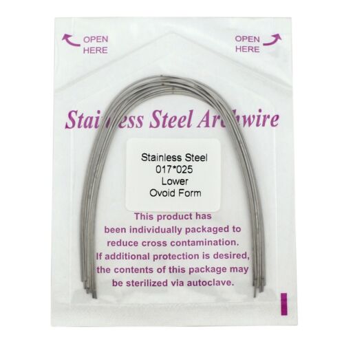 Alambre de arco de ortodoncia dental de acero inoxidable ovoide rectangular superior inferior - Imagen 6 de 22