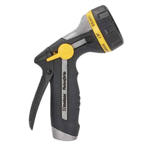 Rear Trigger 8 Pattern Adjustable Nozzle Spray Hose Garden Water Heavy Duty - Picture 2 of 11