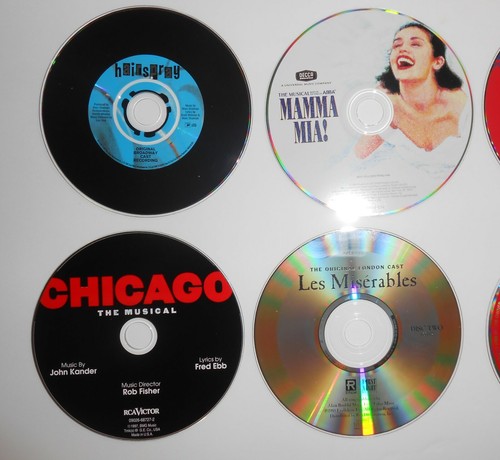 Lot of 10 Broadway Musical CDs - No cases or inserts - Picture 3 of 4