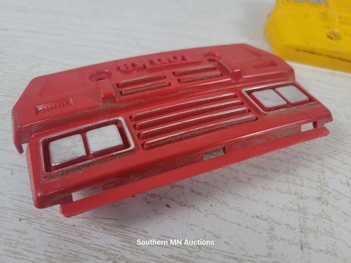 Lot of (3) 1970s TONKA Red & Yellow Plastic Grills - Removed From Fire Trucks - Picture 6 of 19
