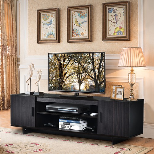 Modern TV Stand Media Entertainment Center for TV's up To 65" w/Storage Cabinet - Picture 3 of 12