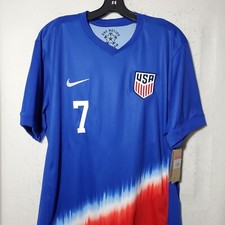 Giovanni Reyna USMNT Jersey Men's Large Nike 2024 Stadium Away Soccer USA 