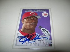 2000 FLEER TRADITION MIKE CAMERON AUTOGRAPH SIGNED AUTO #58 CINCINNATI REDS