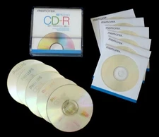 Memorex & Philips CD-R 52x 700MB 80 Min 11 Pack Blank Cds Music Photos