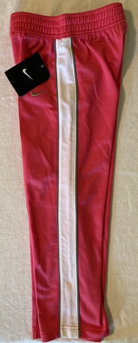 Nike Girl's Athletic Sweat Track Pant Pink/White/Gray Size 6 - Picture 4 of 4