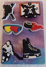 Hockey Charms For Crocs Set Of 6