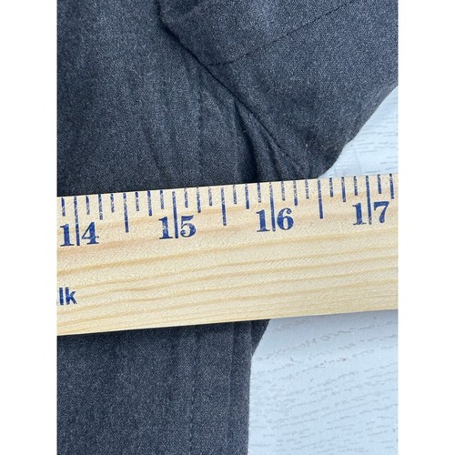 Theory Wool Blazer Charcoal Gray Single Breast Long Sleeve Work Office Size 2 - Bild 14 von 14