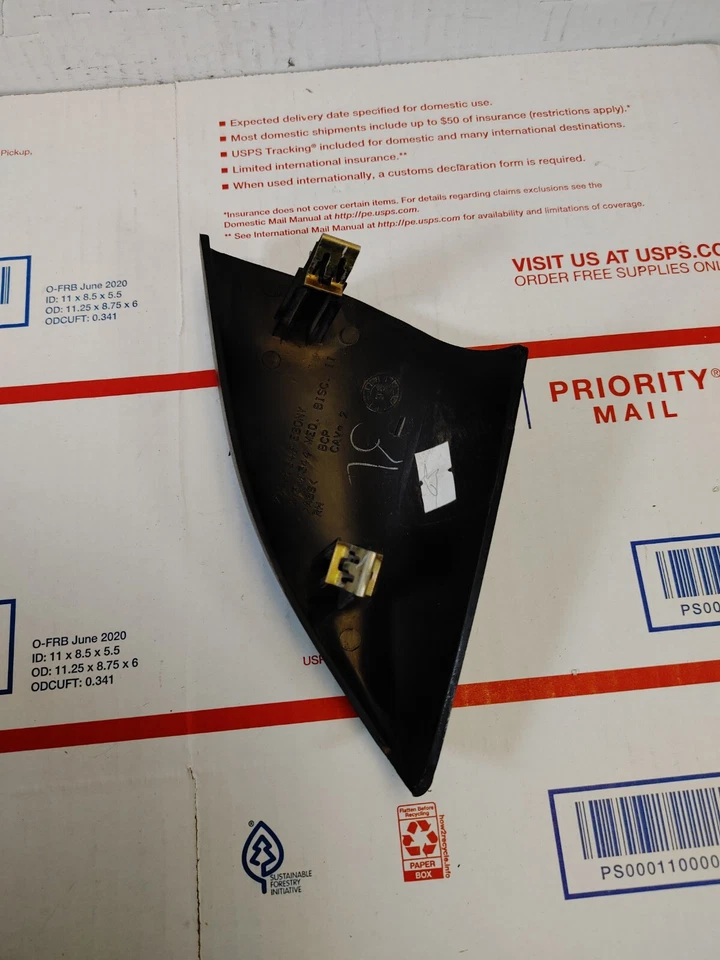 1996-2002 Saturn SL SL1 SL2 painel frontal direito do passageiro acabamento superior tampa espelho - Imagem 3 de 4