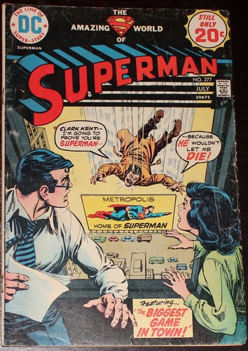 Superman #277 VG (1974) - 1/2 OFF Guide! - Ich kombiniere Versand! - Bild 1 von 2