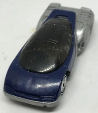 Vintage 1988 Hot Wheels Alien Ultrahot Blue And Black futuristic sports car D2.1