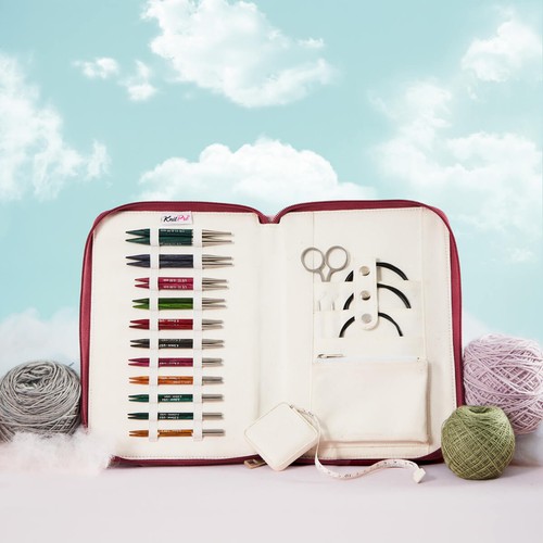 KnitPro DREAMZ Regal Austauschbare Nadel-Sets Längen 10 od. 13 cm Stärken 3-8 mm