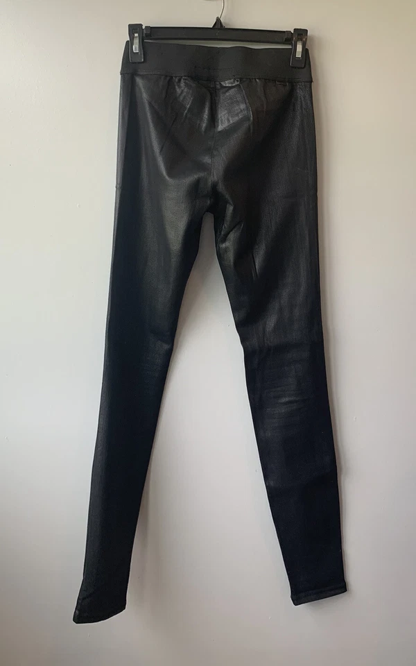 Leggings ajustados recubiertos de cebra Goldsign negros para mujer 26 Foto 3 de 4