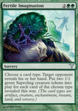MTG - Fertile Imagination - Dissension - NM, English Magic FLAT RATE SHIP