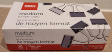 Office Depot 825-190 Medium Binder Clips 5.8 in (12 count)