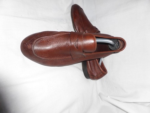 ZAPATO MOCASÍN OFFICINA SLOWEAR HOMBRE CUERO MARRÓN SIN CORDONES TALLA UK 9.5 EU 43.5 EN MUY BUENA CONDICIÓN - Imagen 14 de 24