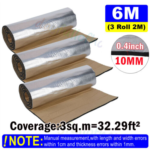 10M Camper Van Insulation Self Adhesive 10mm Closed Cell Foam Thermal~Soundproof - Picture 20 of 24