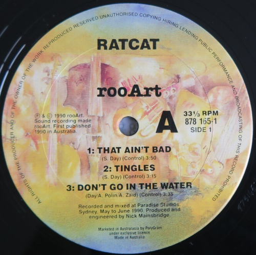 Ratcat Tingles Australia pressing 12'' vinyl Lp 1990 rare OZ rock - Picture 4 of 5