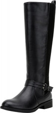 Vepose Women's 955 Knee High Boots Comfort Tall Knitted Riding