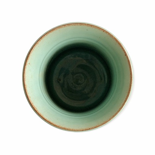 North Carolina NC Keramik Vase türkis unbekannter Hersteller - Bild 9 von 10