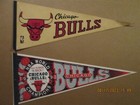 Nba Chicago Bulls Vintage 1970's & 1993 World Champions Team Logo Pennants