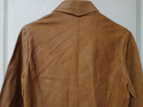 Chaqueta Blazer Newport News Vintage Marrón Gamuza Abotonada Talla 8-Ajustada - Imagen 6 de 24